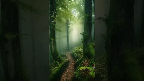 快速放松：雨声助眠，树林雨声催眠曲让你在大自然中快速放松身心，进入深度睡眠BGM#rain #rainsounds #sleep #sleepmusic #shorts #shortsvideo