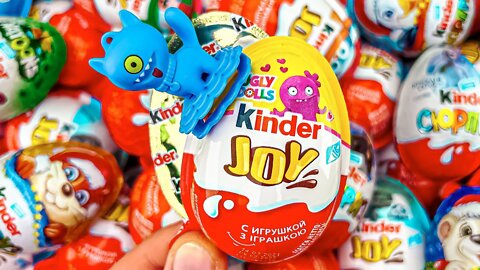 New! Satisfying Video | Unboxing Amazing Kinder Joy ASMR & A Lot Of American Surprise Eggs Toys