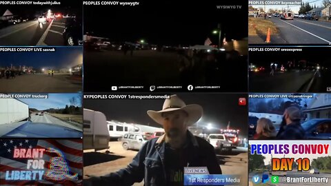 #546 3.4 LIVE OFFICIAL PEOPLES' CONVOY COVERAGE FREEDOM / LIBERTY BASED MOVEMENTS @BRANTFORLIBE…