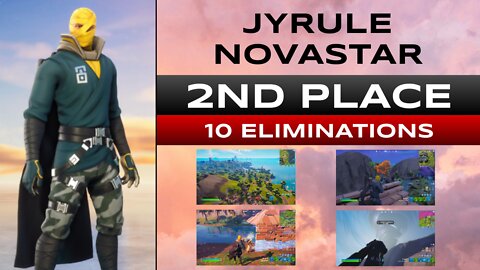 2nd Place Finish - 10 Player Eliminations - Fortnite Solo Battle Royal - Full Gameplay