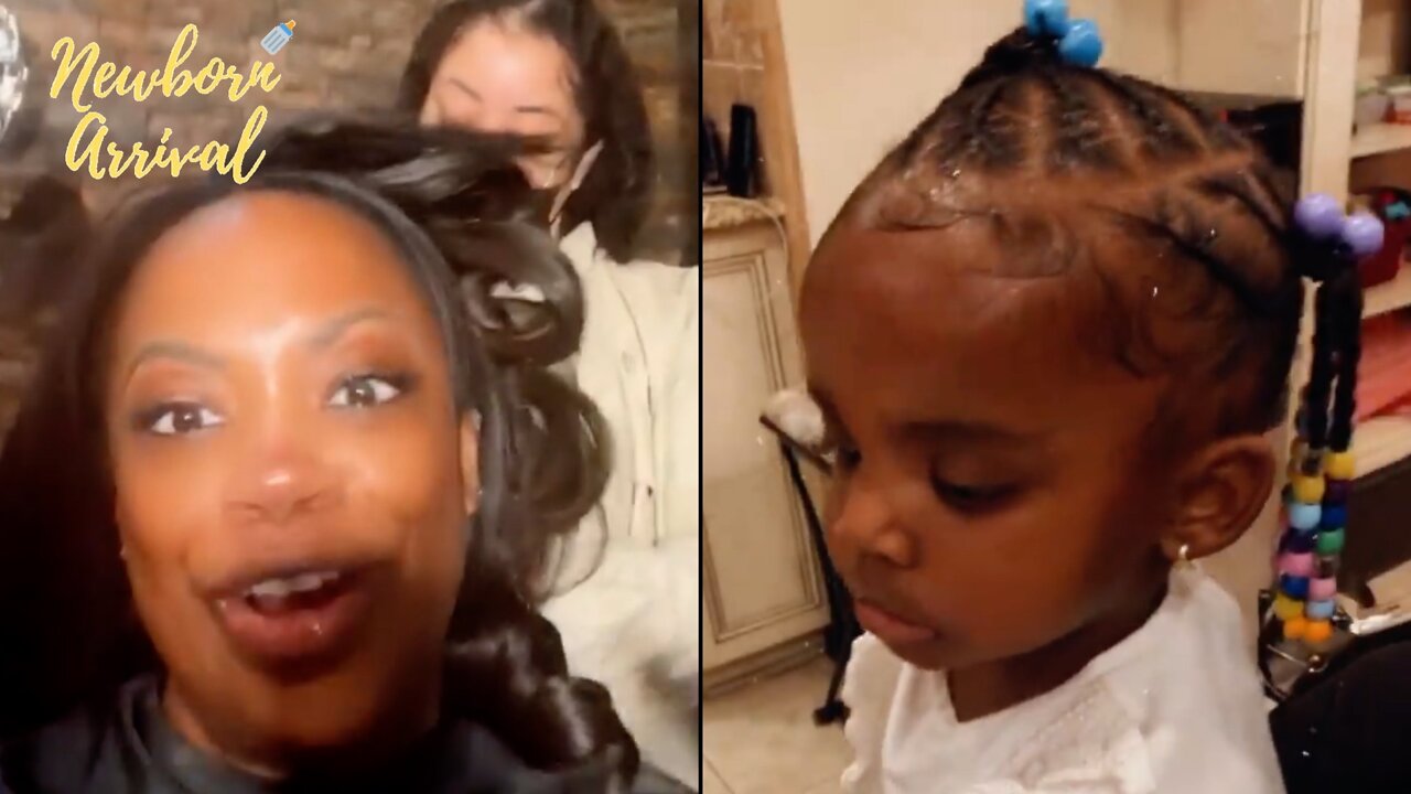 Kandi Burruss Responds To Claim That Daughter Blaze Has Weave In Her Hair!