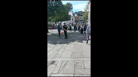 DRUNK Man from Stand Up To Racism at our recent protest in South Devon