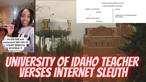 Idaho 4, Professor sues Tik-Toker sleuth for defamation Lawsuit filed! Joined by B Tim and BOP