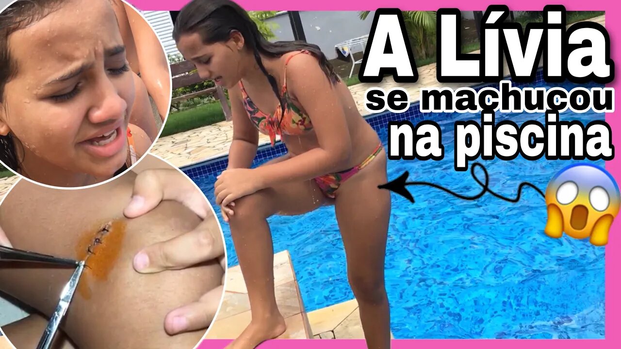 😱UM ACIDENTE NA PISCINA😱 3 irmãs demais