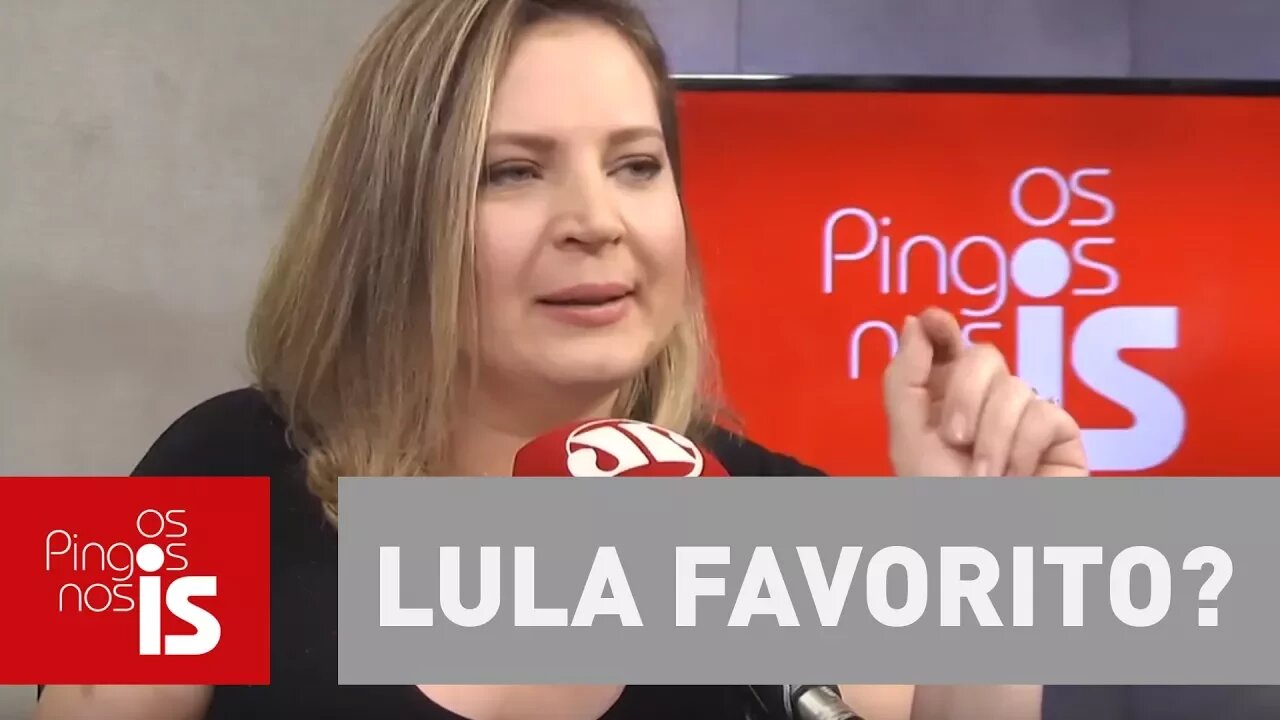Joice: Lula favorito?!! Como, se 54% querem ele na cadeia?