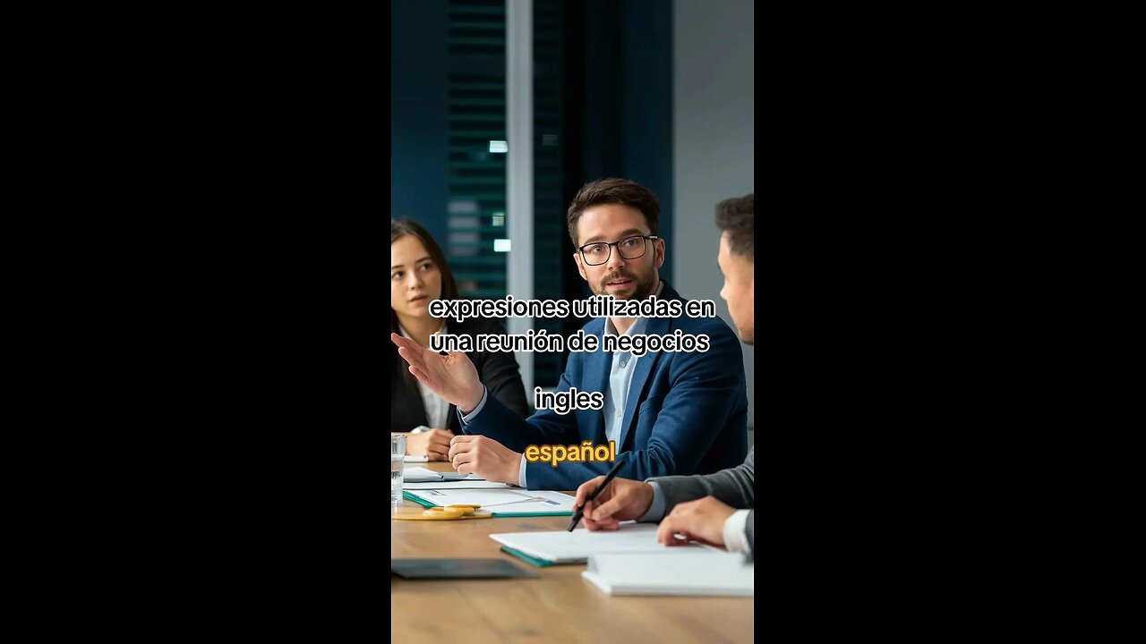 expresiones utilizadas en una reunión de negocios