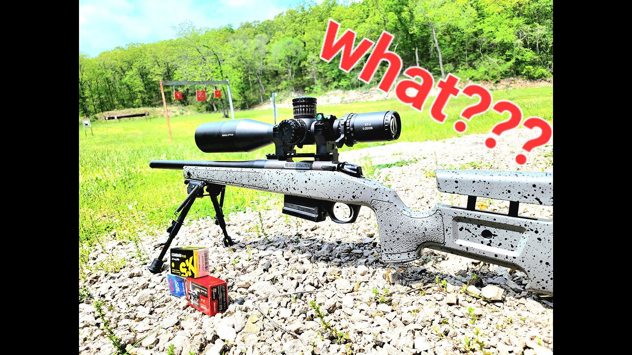 Bergara B14R 200 Yard ammo and speed test