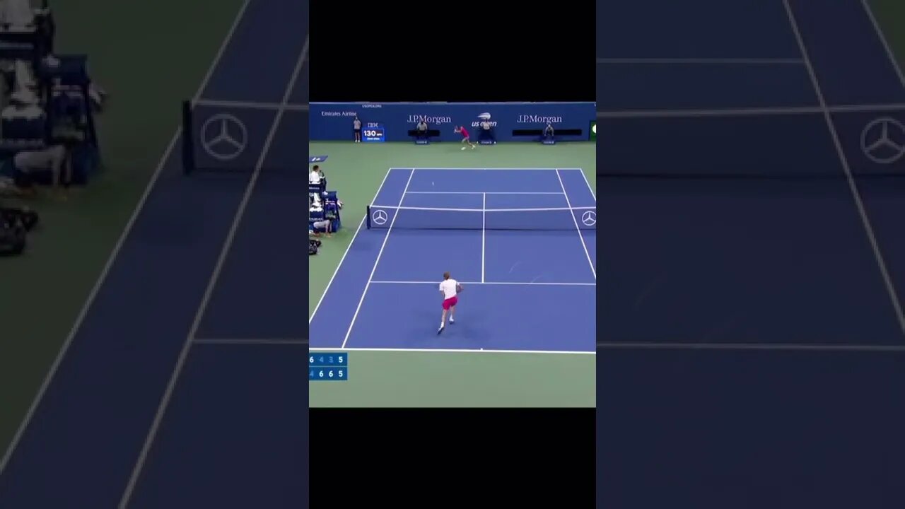 Dominic Thiem INSANE Forehand!! 🤯 #tennis #shorts