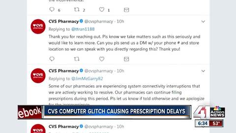 CVS Pharmacy working to fix glitch that prevented some customers from getting medicine