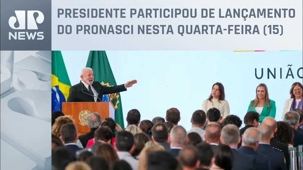 Lula diz que Estado está presente nas periferias com a polícia