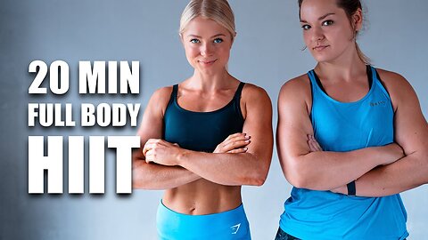 20 MIN DUMBBELL HOME HIIT WORKOUT | FULL BODY | stronger together series DAY 1