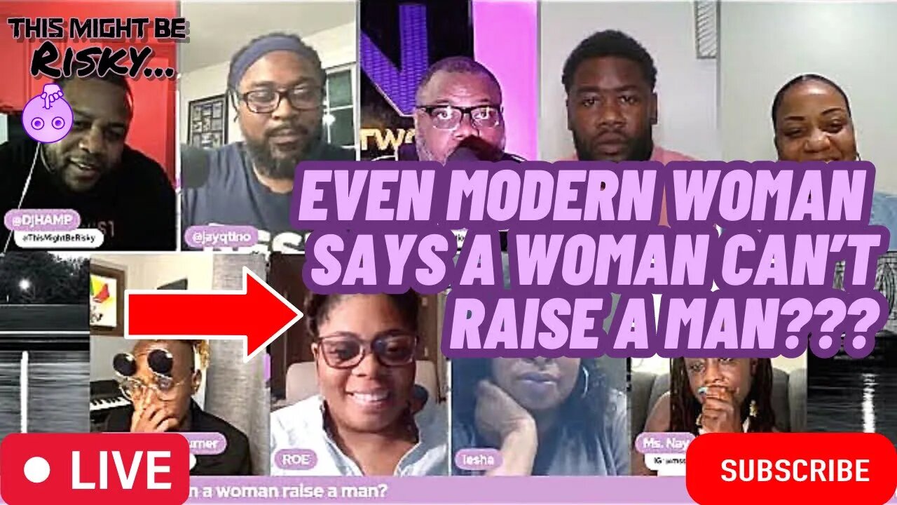 ROE SAYS A WOMAN CAN'T RAISE A MAN OR VICE VERSA. DANA CALLS HER OUT ONE OF HER POINTS, THEN THIS!!