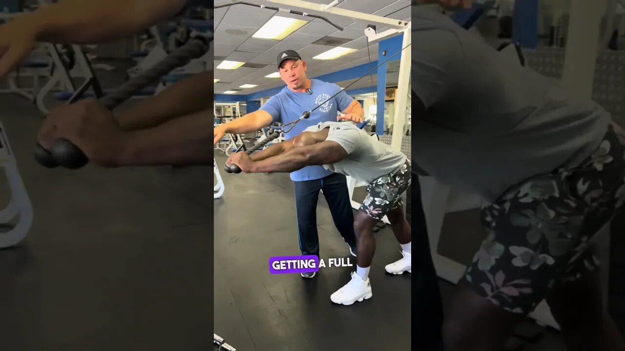 BENT OVER TRICEP EXTENSION #shorts