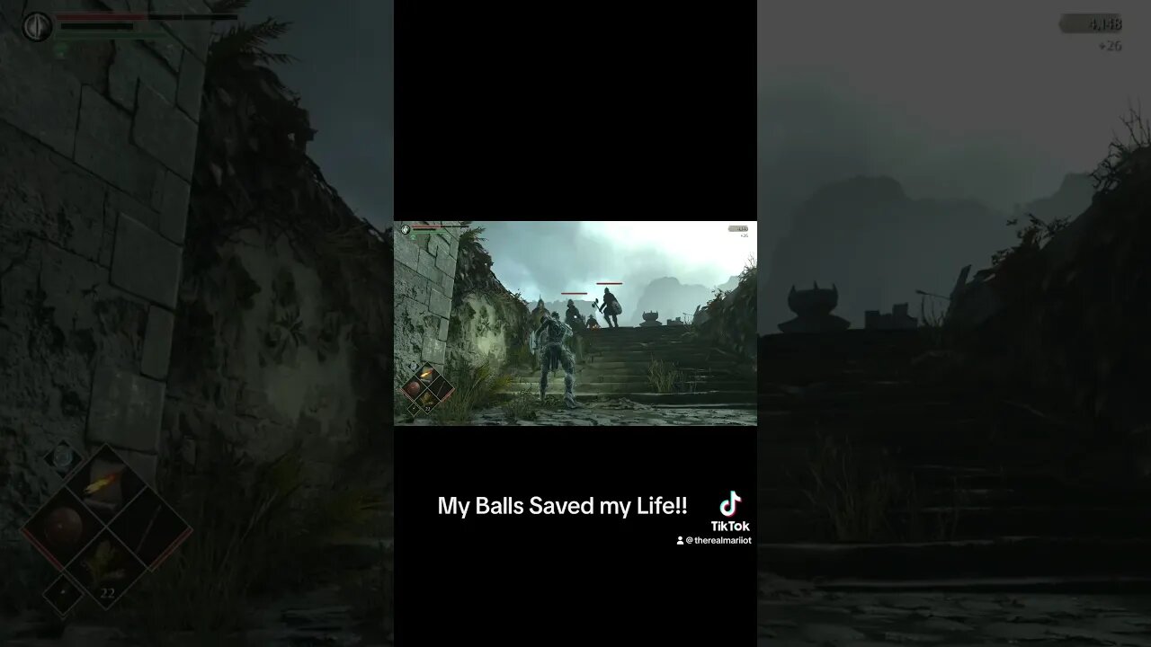 My Balls saved my Life!! #youtubeshorts #motivation #demonssouls #ps5