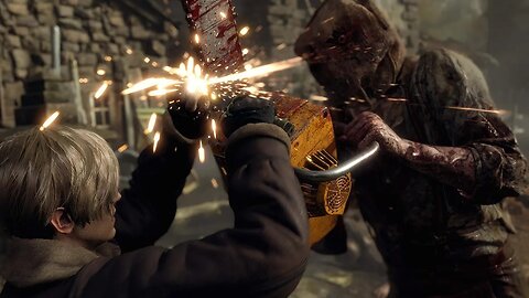 RE4 REMAKE Demo MAD CHAINSAW MAN - Full Boss Fight