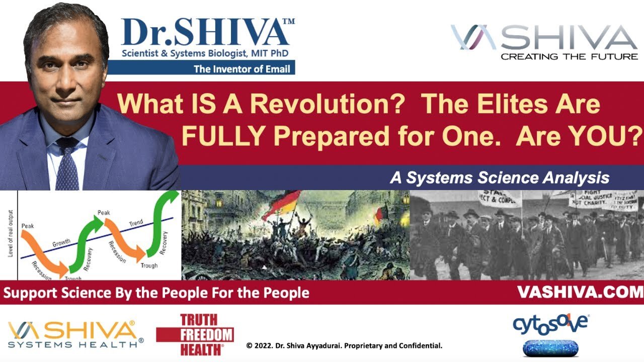 Dr.SHIVA LIVE: What IS A Revolution? The Elites Are FULLY Prepared for One. Are YOU?