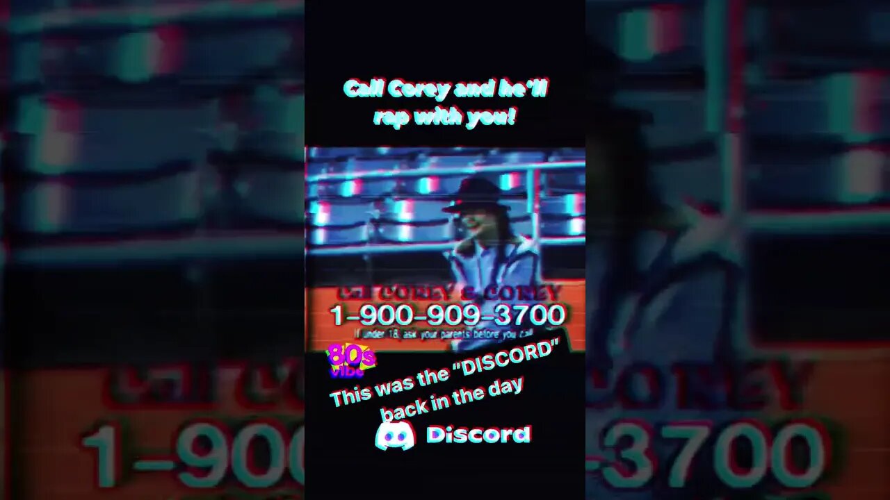 Before Discord there was the 1-900 Hotlines