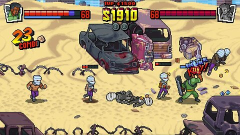 Double Dragon Gaiden: Rise of The Dragons - Triangles Junkyard