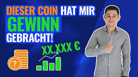 Diesen Coin habe ich vor dem Bitcoin Crash verkauft und xxxxx,xx€ verdient