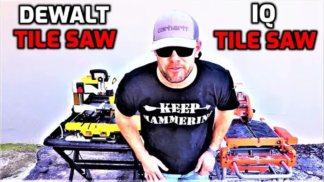 Dewalt Tile Saw vs. IQ Dustless Tile Saw