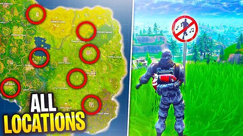 *NEW* ALL "Dance in Forbidden Locations" Battle pass Challenge Week 2 in Fortnite: Battle Royale!