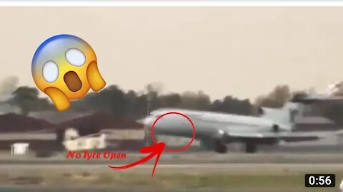 🤤Pilot attempt to land a plane without landing gear