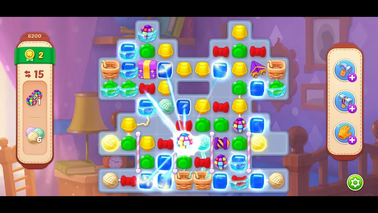 Playrix Homescapes Gameplay Walkthrough Level 6200