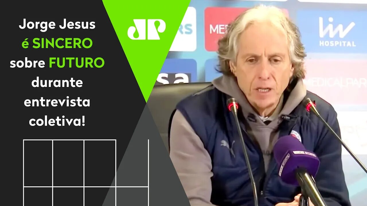 VAI PRO FLAMENGO? OLHA o que Jorge Jesus FALOU em coletiva sobre RENOVAR com o Fenerbahçe!