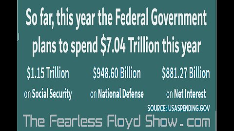 THE UNITED STATES GOVERNMENT SPENDS $1 TRILLION EVERY 51 DAYS.