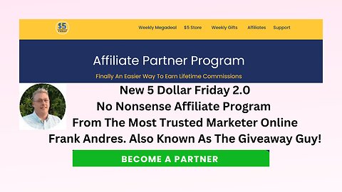 New 5 Dollar Friday 2.0 No Nonsense Affiliate Program