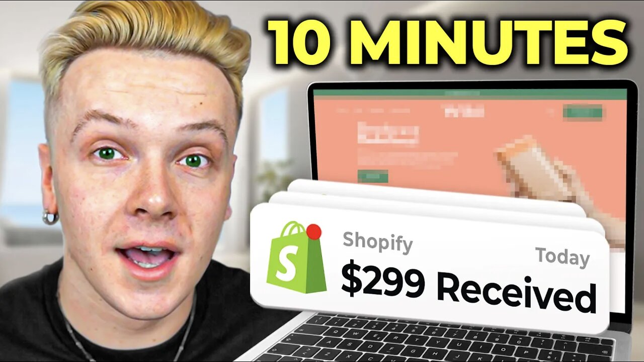 How To Make a Dropshipping Store In 10 Minutes (FROM SCRATCH)