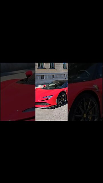 Ferrari SF90 with Carbon Wheels #ferrari #sf90 #ferrarisf90stradale #ferrarisf90 #v8 #sweden