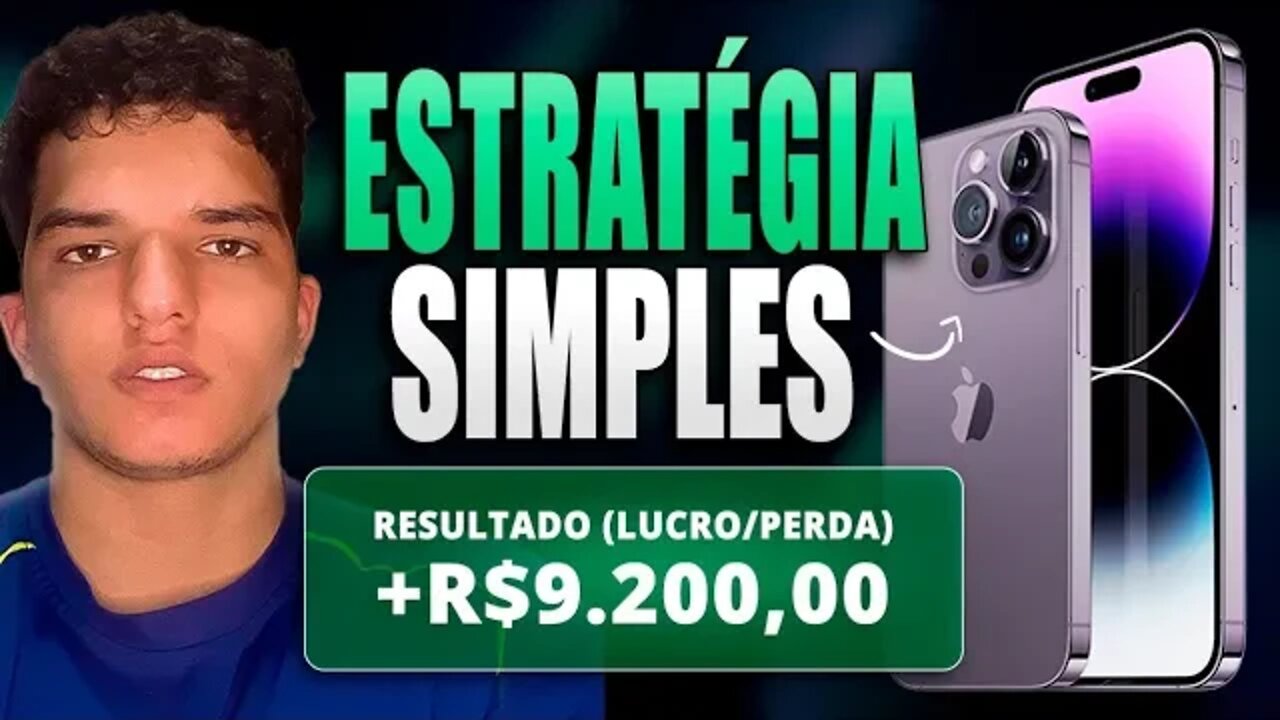 LUCRANDO um IPHONE 14 com essa Estratégia de Opções Binárias! (+R$9.000)