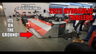 NEVER SEEN - 2023 Hydraulic Trailers NATDA Trailer Show
