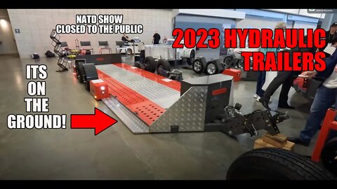 NEVER SEEN - 2023 Hydraulic Trailers NATDA Trailer Show