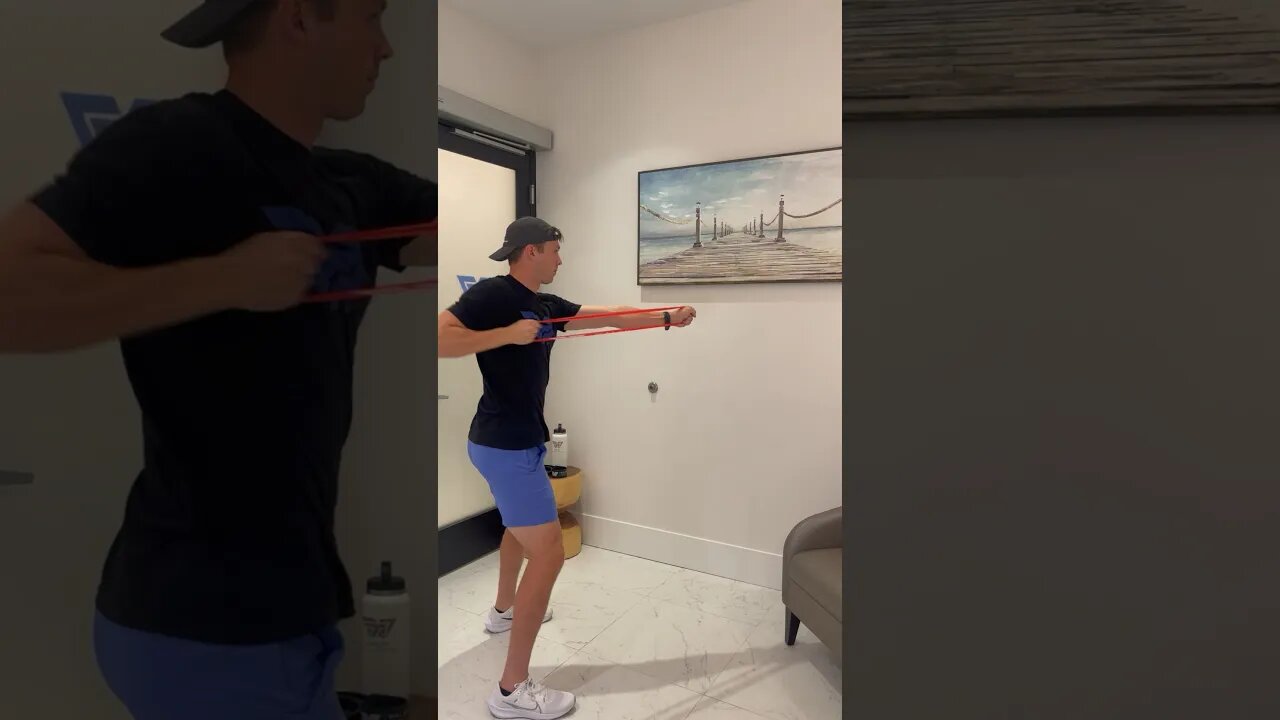 Alternating Archer Rows #bandworkout #fitness #exercise #row #upperbodyworkout #speed #archer