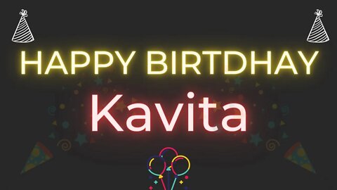 Happy Birthday to Kavita - Birthday Wish From Birthday Bash