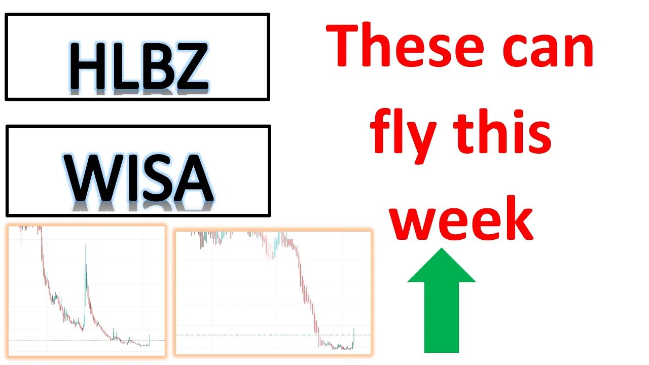 #HLBZ 🔥 #WISA 🔥 These two stocks can fly this week. see the level. $HLBZ $WISA