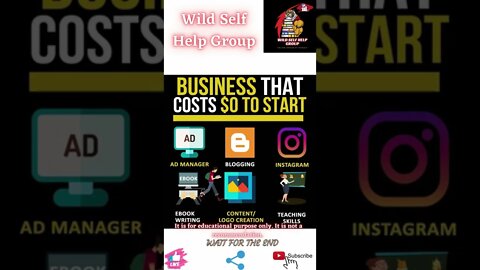 🔥Business that you can start for free🔥#shorts🔥#wildselfhelpgroup🔥31 march 2022🔥