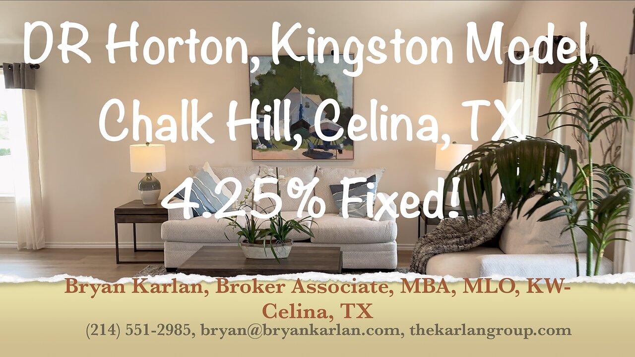 DR Horton, Kingston Model, Chalk Hill, Celina, TX