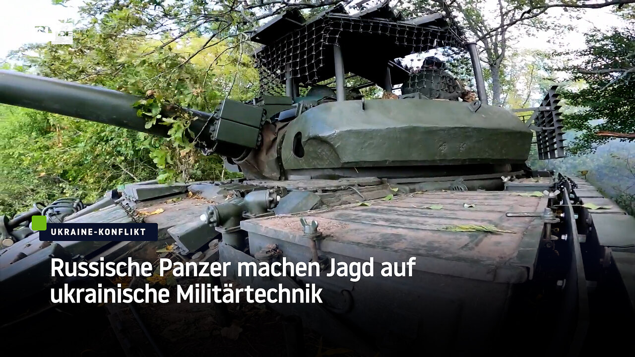 Russische Panzer machen Jagd auf ukrainische Militärtechnik