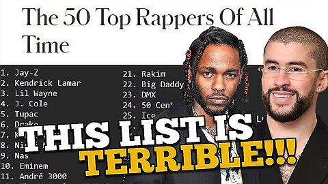Forbes Top 50 Rappers of All Time List Is TERRIBLE! | DJ MoonDawg Reacts