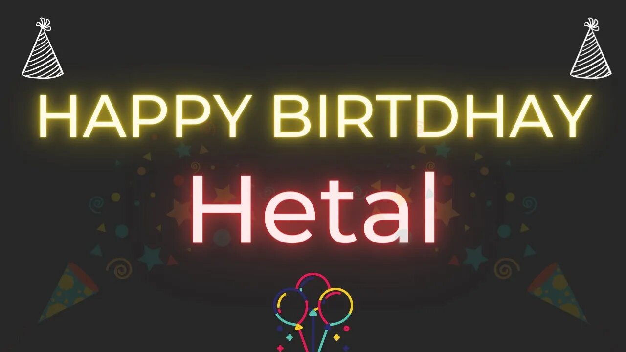 Happy Birthday to Hetal - Birthday Wish From Birthday Bash