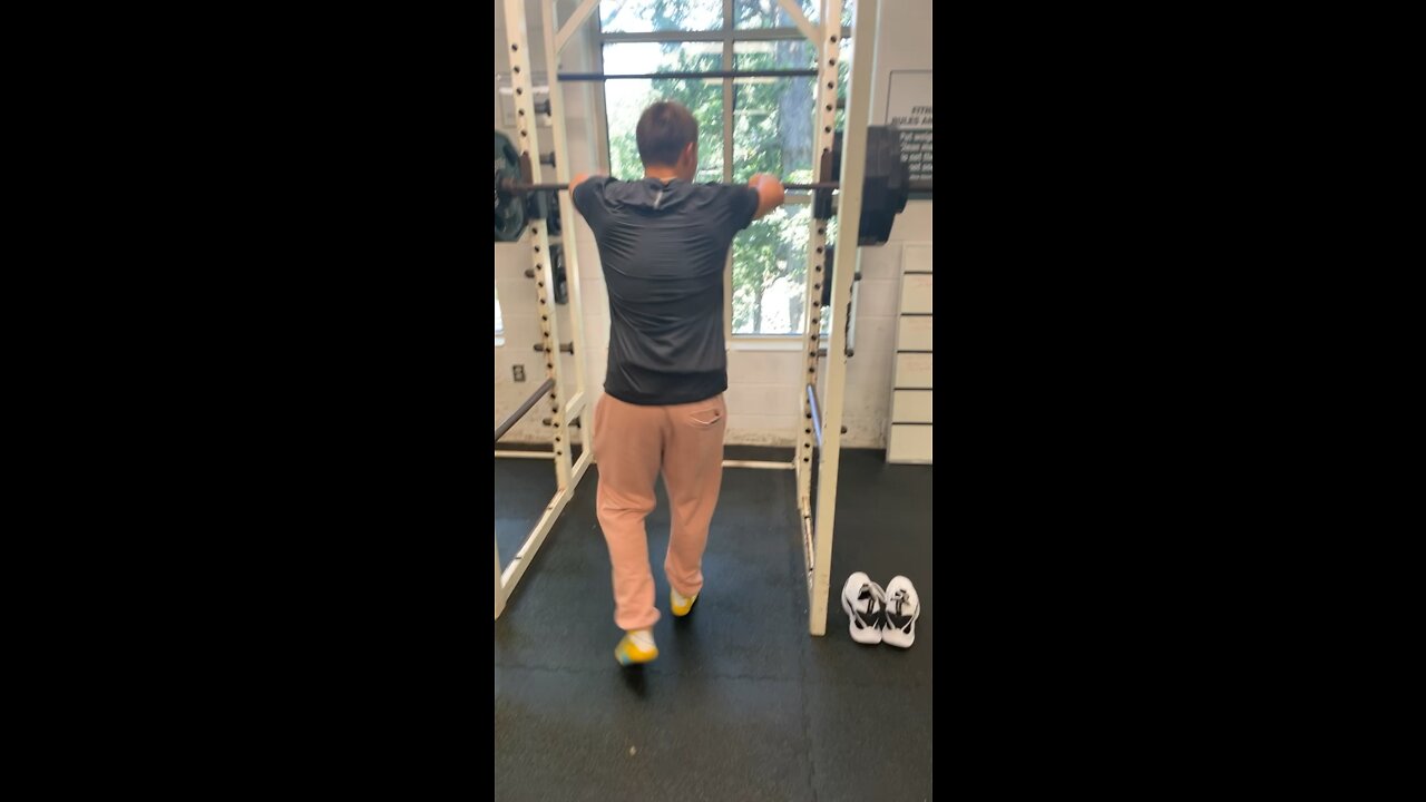 Squatting 345 for two at 17 years old