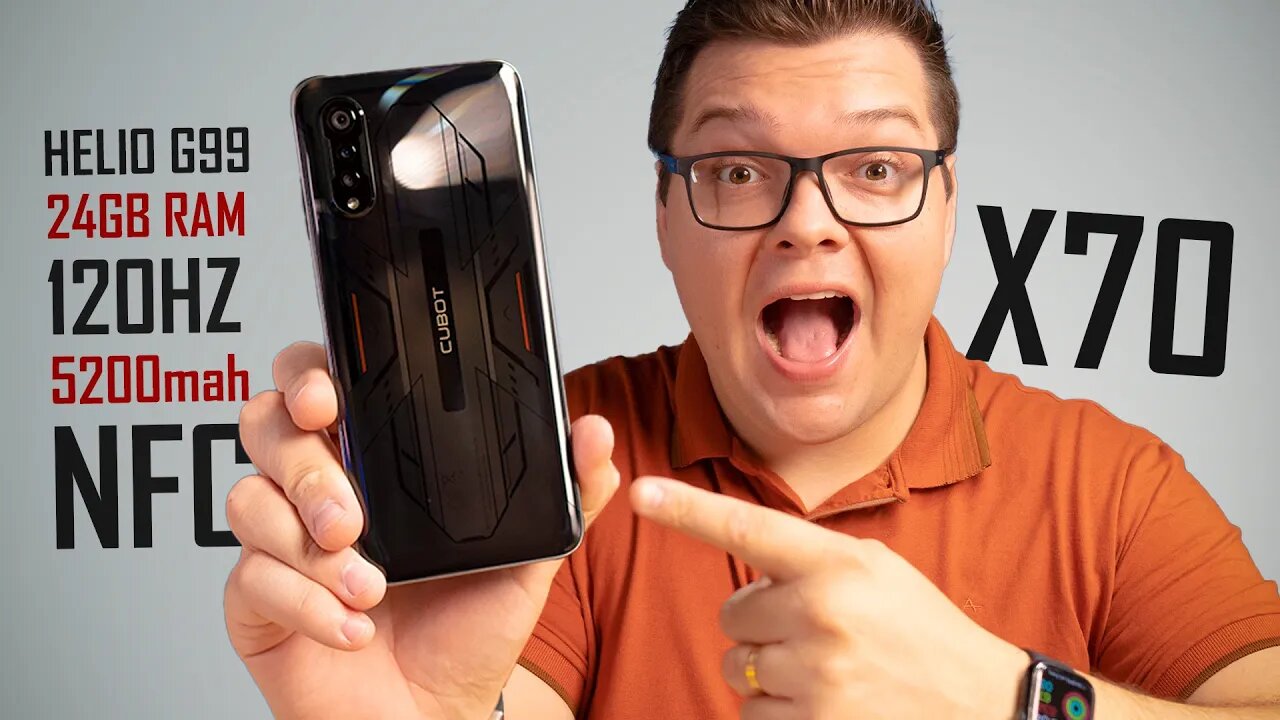 Chegou! CUBOT X70 - O celular GAMER mais BARATO do ANO!