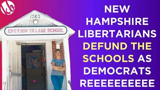 New Hampshire Libertarians DEFUND THE SCHOOLS as the Democrats REEEEEE that they were outplayed