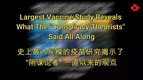 史上最大规模的疫苗研究揭示了“阴谋论者”一直以来的观点