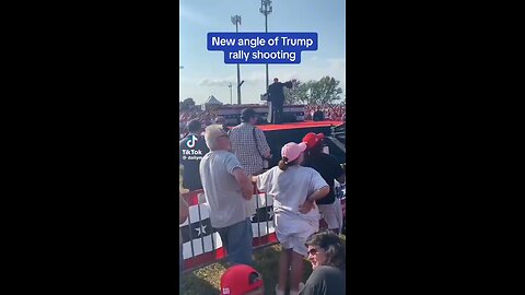 New angle of Trump rally shooting