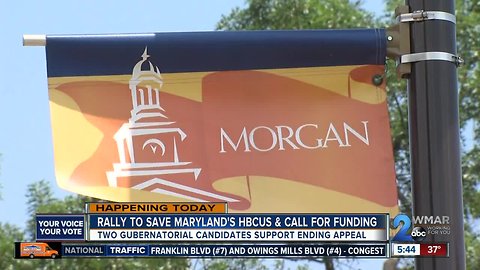 Rally to save Maryland's historically black universities and colleges