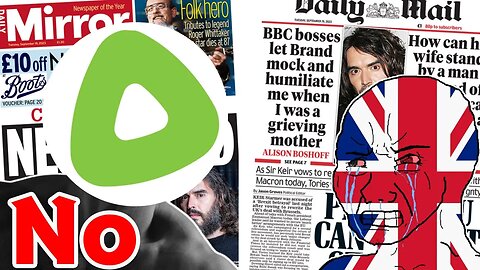 Russell Brand Scandal - Rumble Tells Off UK Government